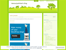 Tablet Screenshot of mamaulyakhfash.wordpress.com