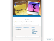 Tablet Screenshot of highschoolgymnastics.wordpress.com