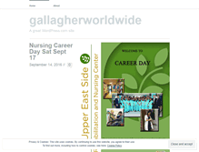 Tablet Screenshot of gallagherworldwide.wordpress.com