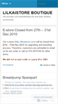 Mobile Screenshot of lilkaistore.wordpress.com