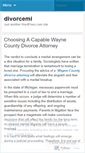Mobile Screenshot of divorcemi.wordpress.com