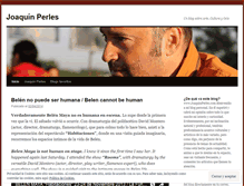 Tablet Screenshot of joaquinperles.wordpress.com