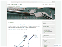 Tablet Screenshot of chippedblade.wordpress.com