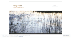 Desktop Screenshot of haleyfrost.wordpress.com