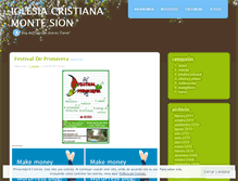 Tablet Screenshot of iglesiamontesion.wordpress.com