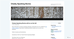 Desktop Screenshot of cheekyanthology.wordpress.com