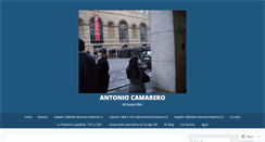 Desktop Screenshot of antoniocamarero.wordpress.com