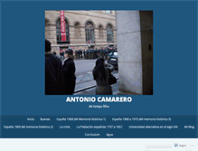 Tablet Screenshot of antoniocamarero.wordpress.com