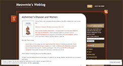 Desktop Screenshot of meowmie.wordpress.com