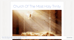 Desktop Screenshot of mostholytrinitychurch.wordpress.com