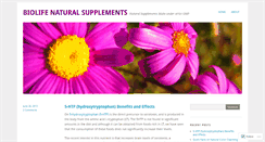 Desktop Screenshot of biolifenaturalsupplements.wordpress.com