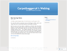 Tablet Screenshot of carpetbaggeruk.wordpress.com
