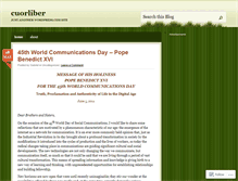 Tablet Screenshot of cuorliber.wordpress.com