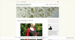 Desktop Screenshot of hahtuvia.wordpress.com