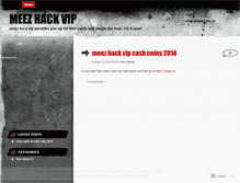 Tablet Screenshot of meezhack.wordpress.com