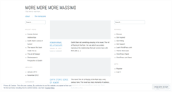 Desktop Screenshot of moremoremassimo.wordpress.com