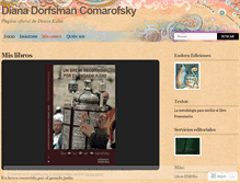 Tablet Screenshot of dianadorfsmanlibrosendora.wordpress.com