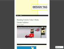 Tablet Screenshot of designtag.wordpress.com