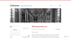 Desktop Screenshot of caktopan.wordpress.com
