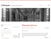 Tablet Screenshot of caktopan.wordpress.com