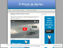 Tablet Screenshot of marlop.wordpress.com