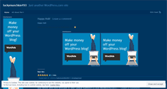 Desktop Screenshot of luckymunchkin493.wordpress.com