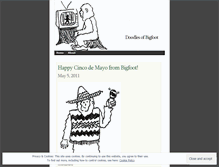 Tablet Screenshot of doodlesofbigfoot.wordpress.com