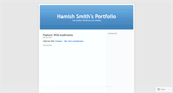 Desktop Screenshot of hamishsmith.wordpress.com