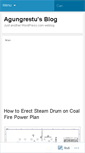 Mobile Screenshot of agungrestu.wordpress.com