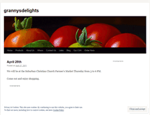Tablet Screenshot of grannysdelights.wordpress.com