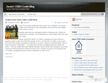 Tablet Screenshot of jasonscreditblog.wordpress.com