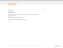 Tablet Screenshot of lulilandia.wordpress.com