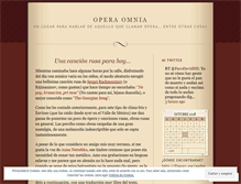 Tablet Screenshot of operomano88.wordpress.com
