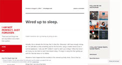 Desktop Screenshot of notperfectjustforgiven.wordpress.com