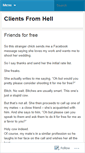 Mobile Screenshot of clientsfromhell.wordpress.com