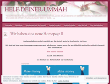 Tablet Screenshot of helfdeinerummah.wordpress.com