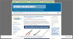 Desktop Screenshot of optimizeyourdataquality.wordpress.com