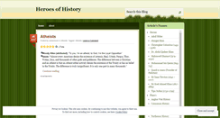Desktop Screenshot of heroesofhistory.wordpress.com