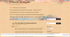 Desktop Screenshot of elrincondemayriel.wordpress.com