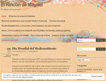 Tablet Screenshot of elrincondemayriel.wordpress.com