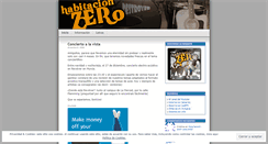Desktop Screenshot of habitacionzero.wordpress.com
