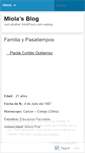 Mobile Screenshot of miola.wordpress.com