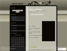 Tablet Screenshot of miola.wordpress.com