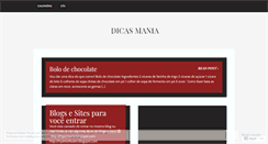 Desktop Screenshot of dicasmania.wordpress.com