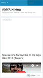 Mobile Screenshot of amyahiking.wordpress.com
