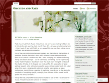 Tablet Screenshot of orchidsandrain.wordpress.com