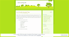 Desktop Screenshot of ecolovinglife.wordpress.com