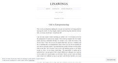 Desktop Screenshot of linawings.wordpress.com