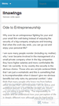 Mobile Screenshot of linawings.wordpress.com