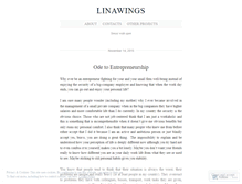 Tablet Screenshot of linawings.wordpress.com